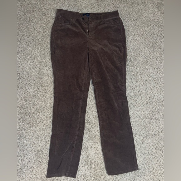Talbots brown corduroy jeans size 12 - Picture 1 of 3